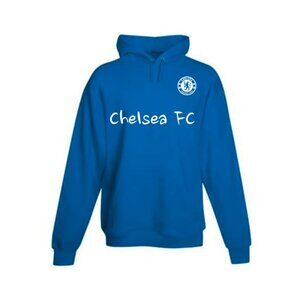 Chelsea FC Blue Hoodie With White Logo